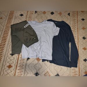 men’s bundle: old navy tee, long sleeve, & joggers